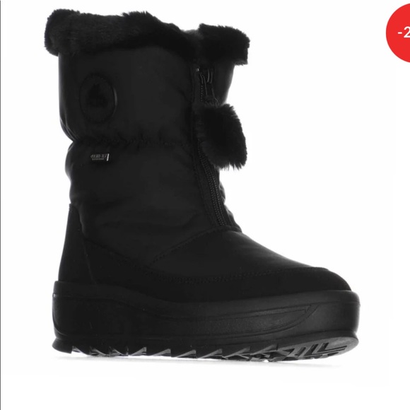 PAJAR WOMEN’S TOBY NYLON IRON WINTER BOOTS -BLACK 39 - Picture 6 of 9